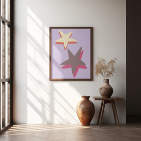 Lilac Star Poster