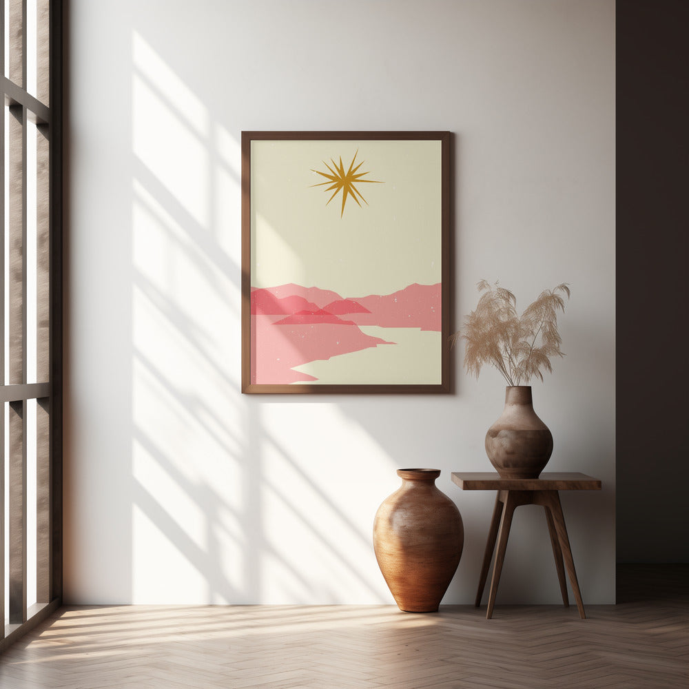 Sunny landscape Poster