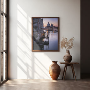 Venice, sunrise from the Academia bridge Poster