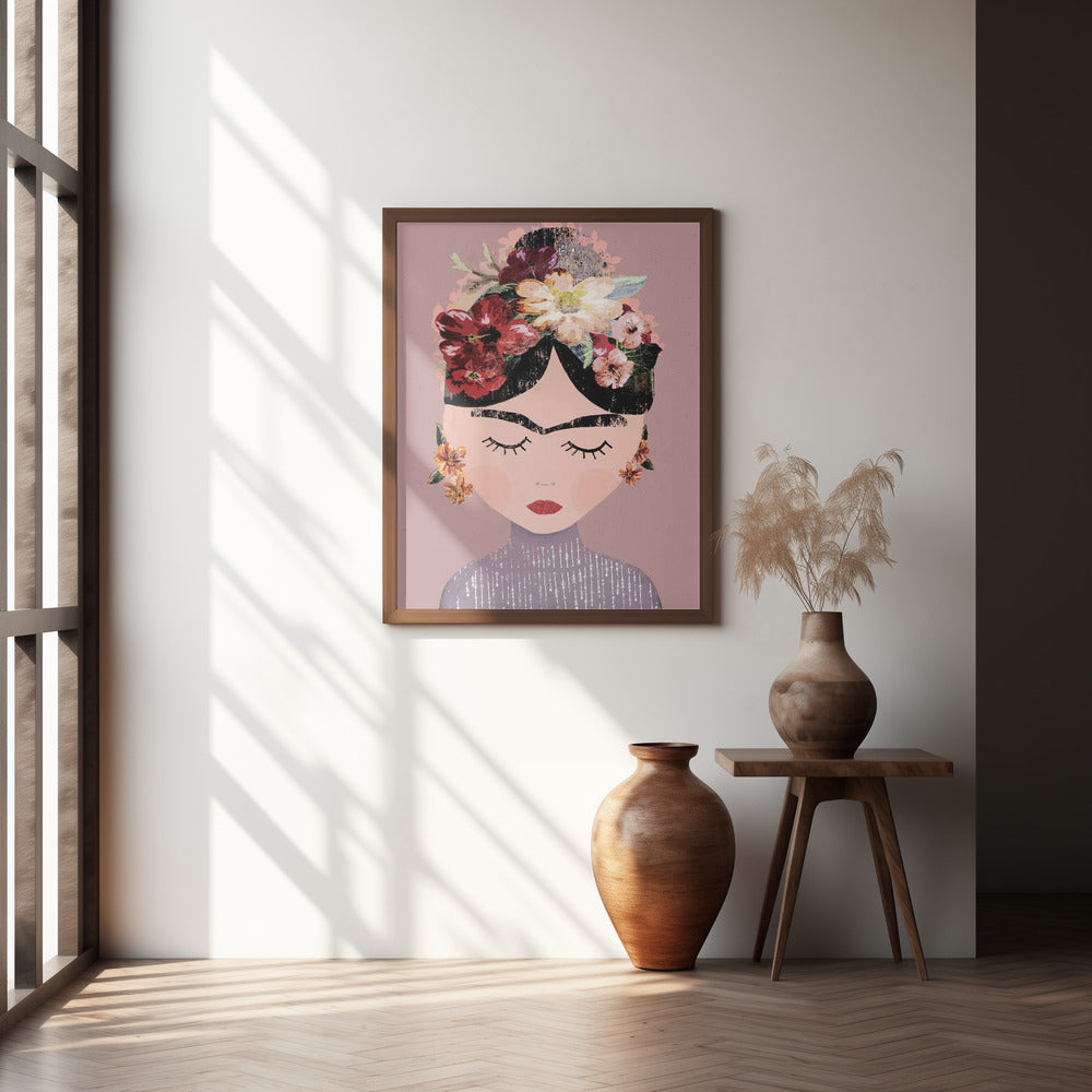 Frida (Pastel Version) Poster