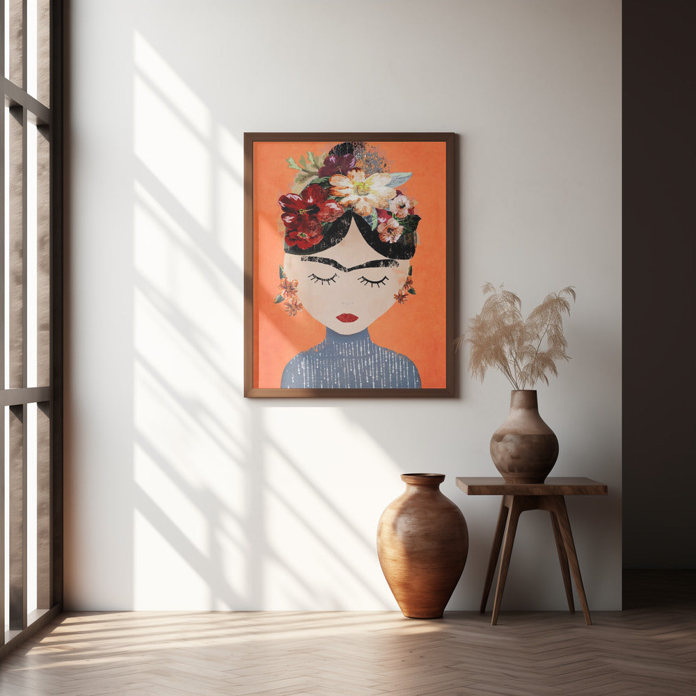 Frida (Orange Version) Poster