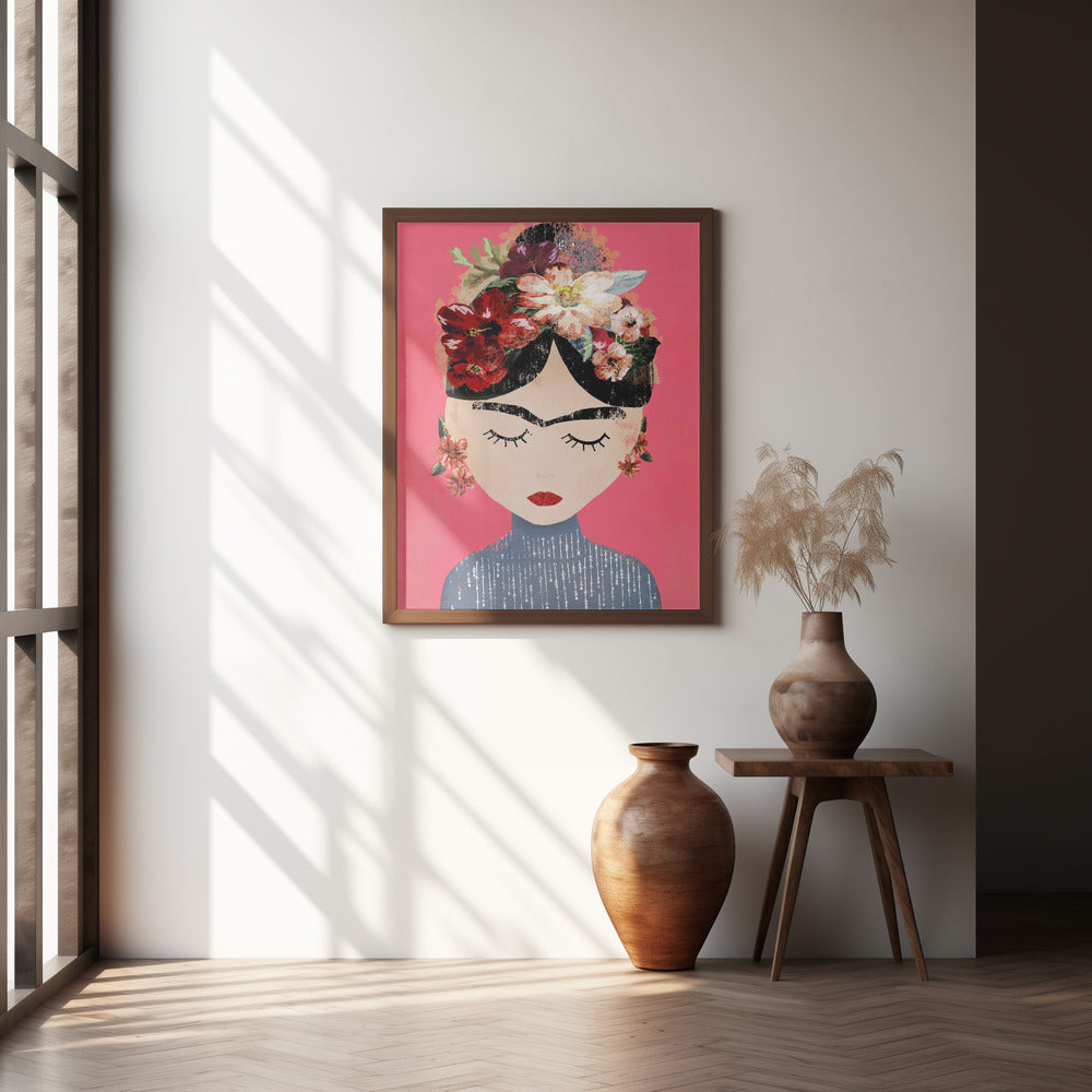 Frida (Pink Version) Poster