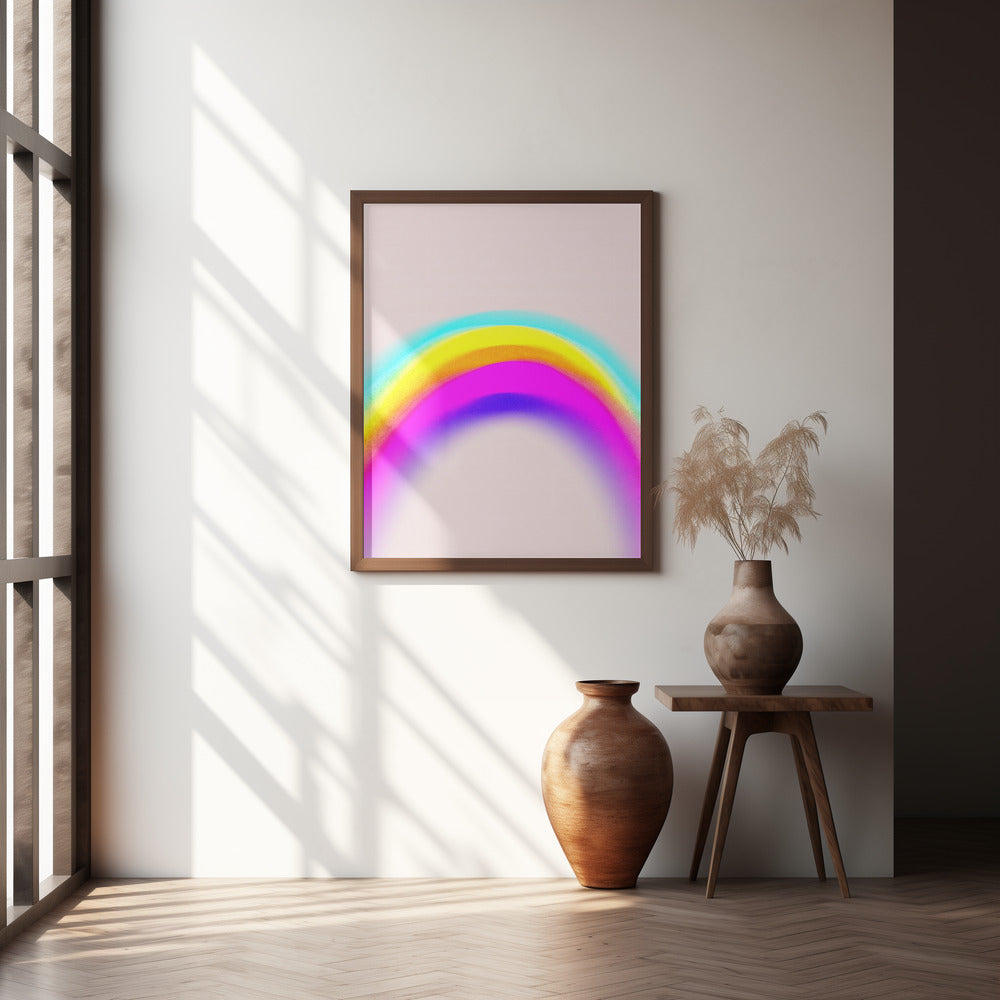 Space (Rainbow) No 5 Poster