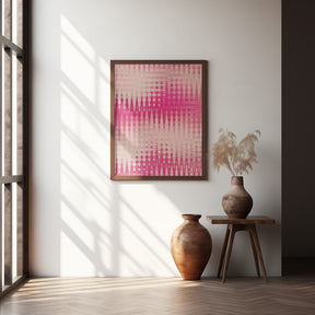 Pink Blurred Pattern Poster