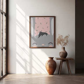 Little Bunny (pink) Poster