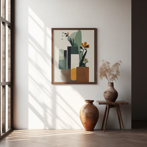 Geometric Vases Poster