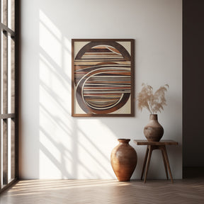 Curved Wood Poster