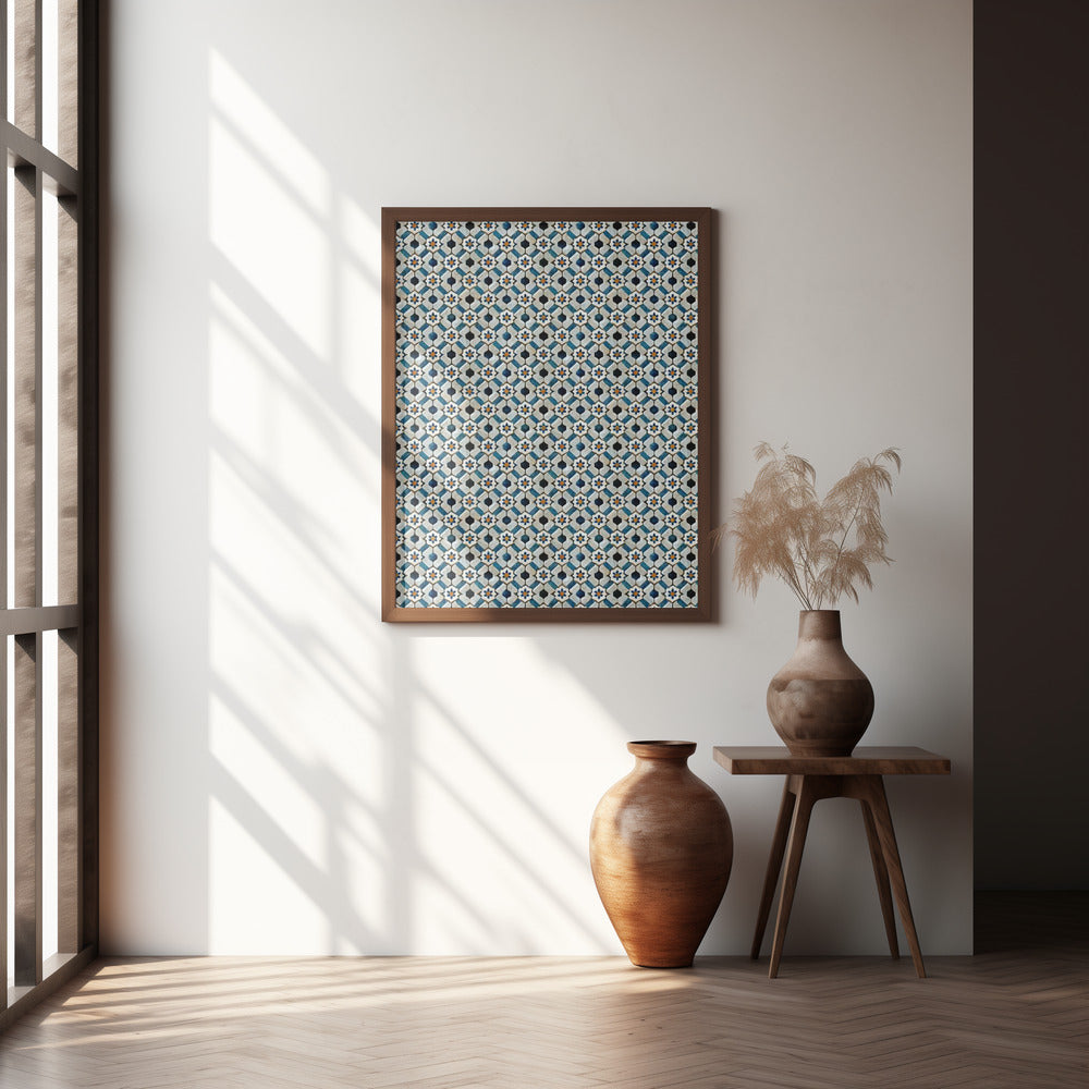 Moroccan Tile Pattern Poster