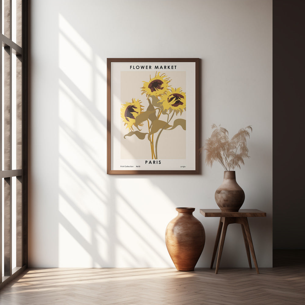 Flower Market. Paris Poster