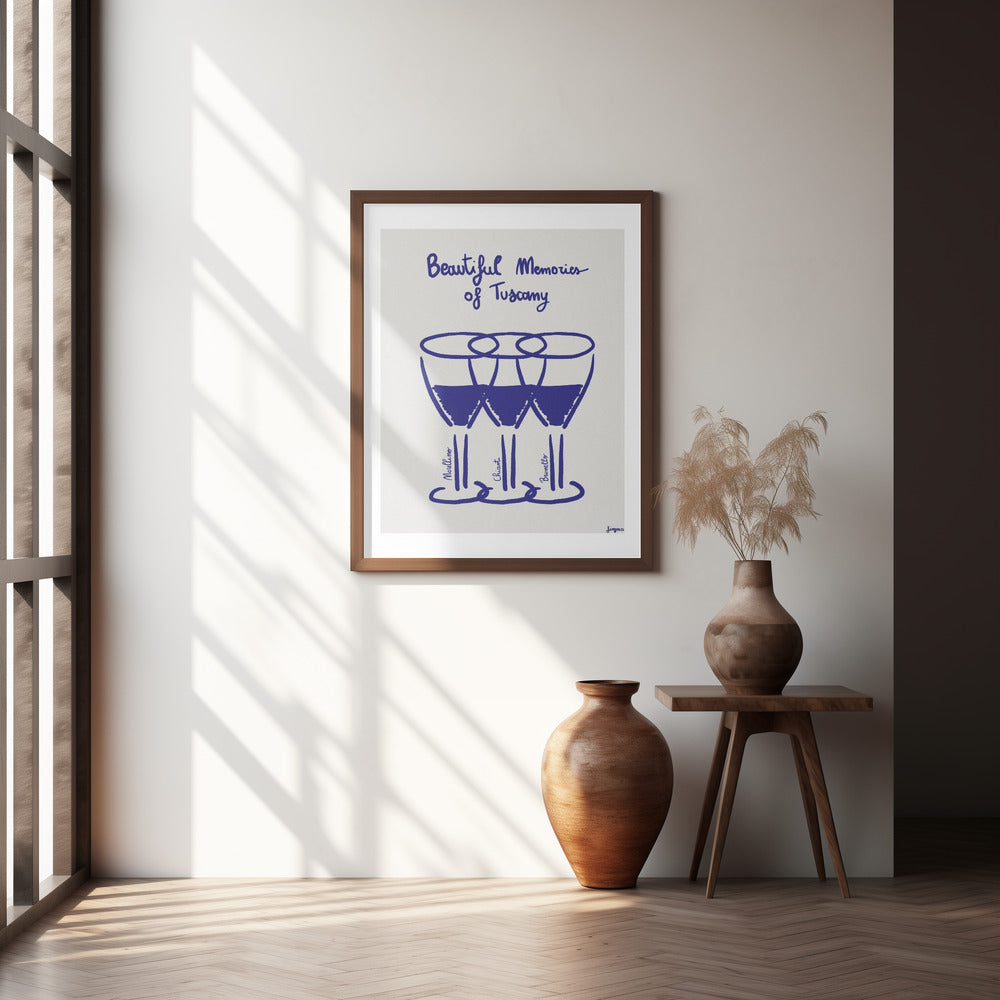 Il vino Poster