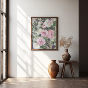 Zoye painterly bouquet Poster