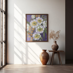 Choi painterly bouquet Poster