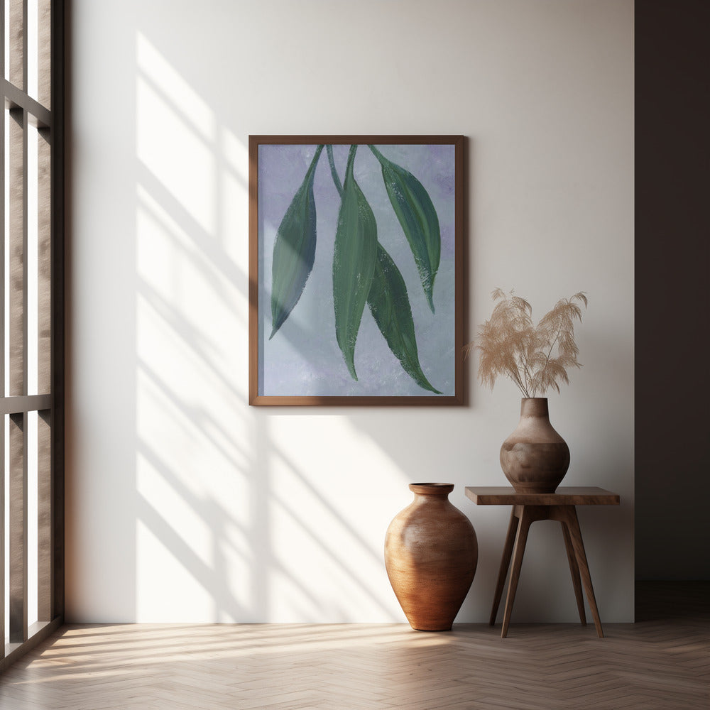 Sulio cascading leaves Poster