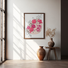 Fathia pomegranates Poster