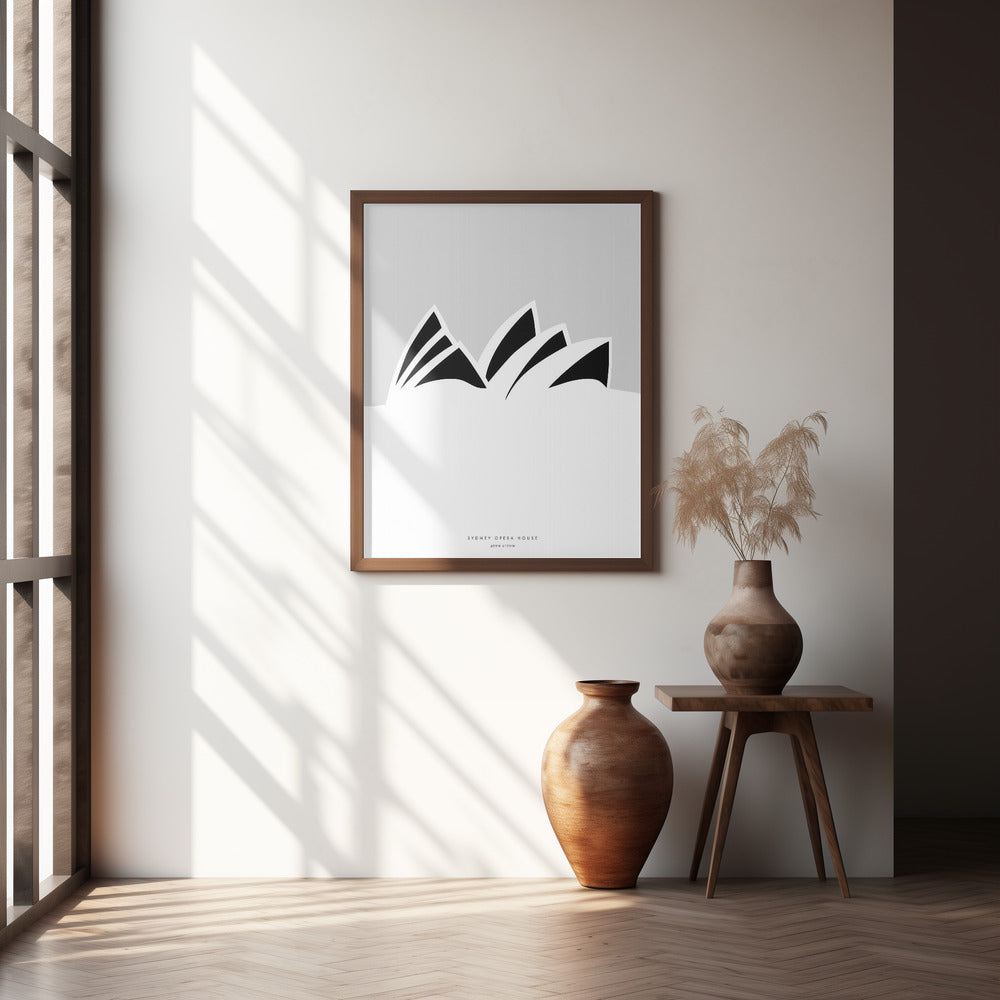 Minimal Sydney Opera House Poster