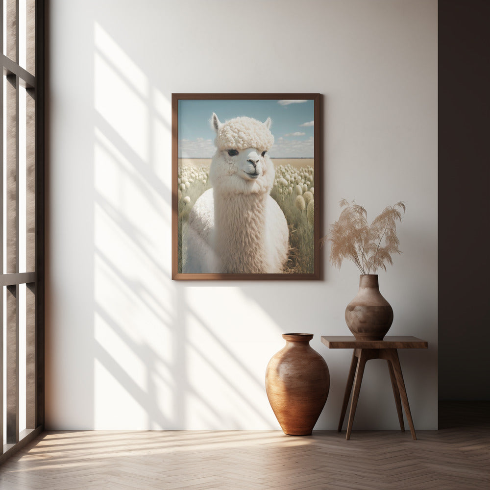 Cute Llama Poster