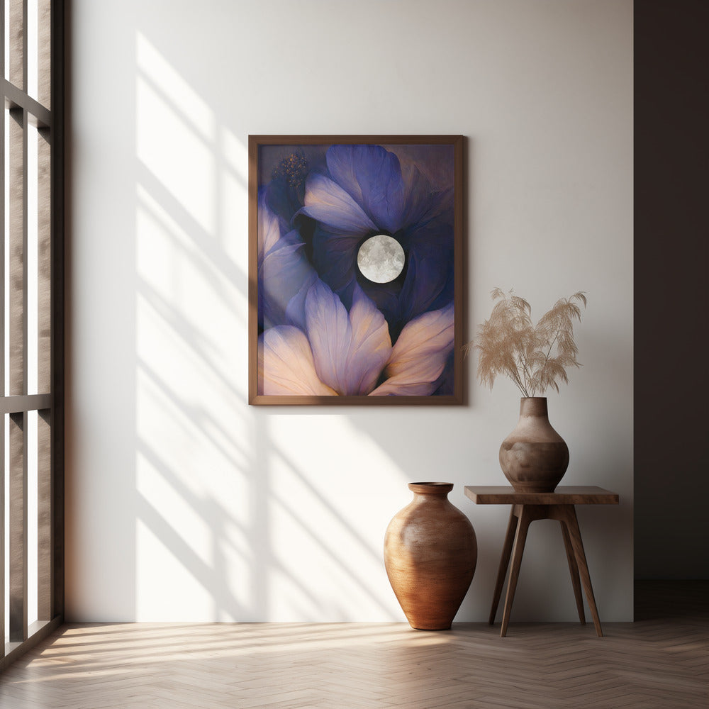 The Moon Flowers Poster