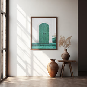 Marrakesh Green Door Poster