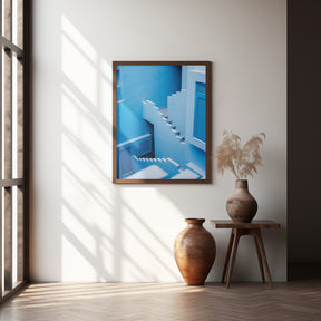 La Muralla Roja Blue Poster