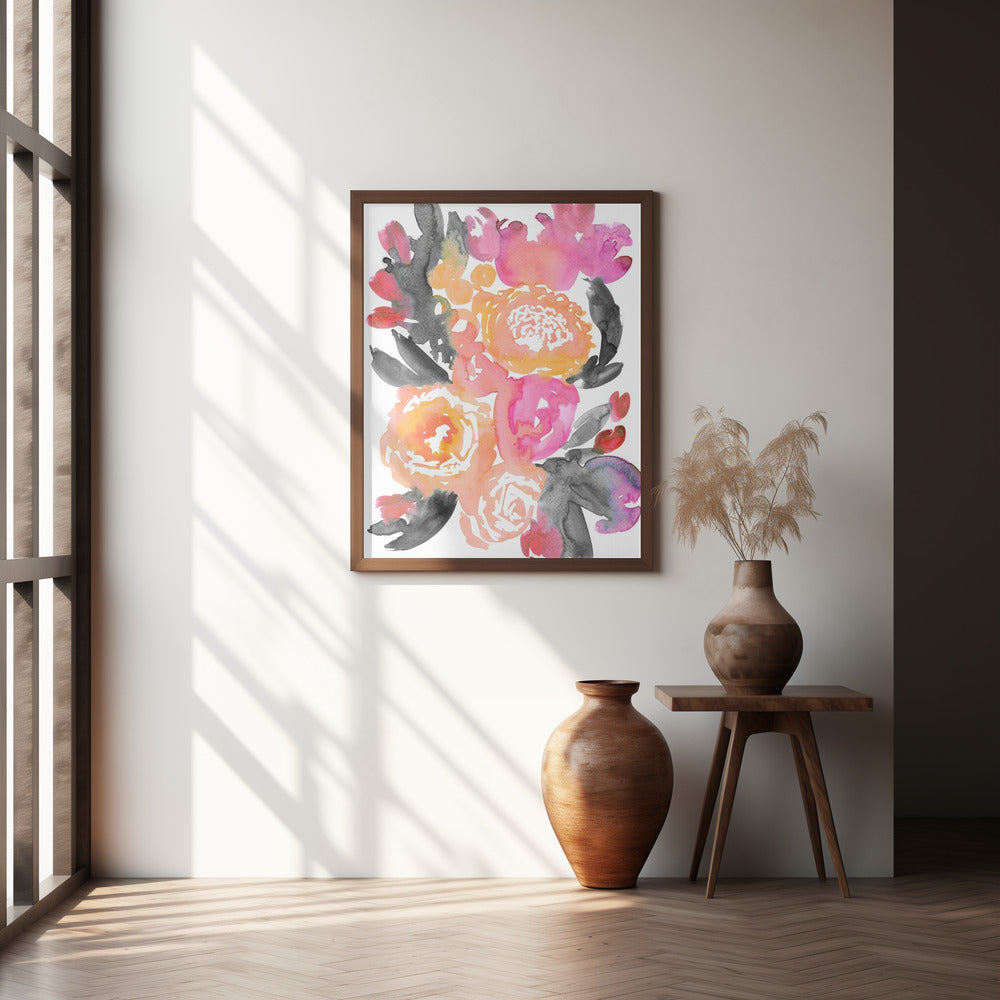 Olympe florals II Poster