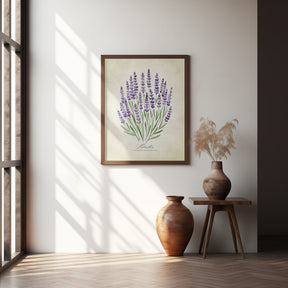 Lavender vintage Poster