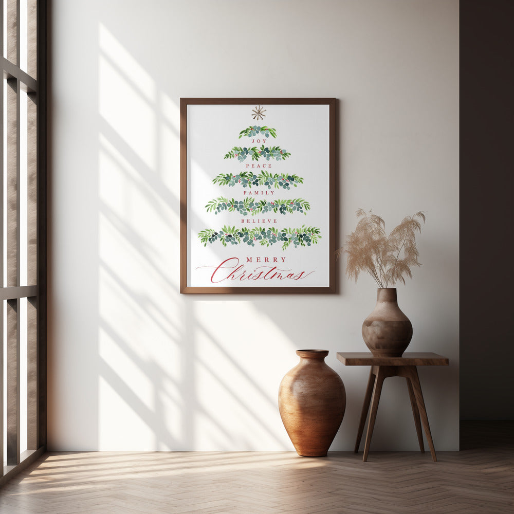 Christmas tree of wishes Poster