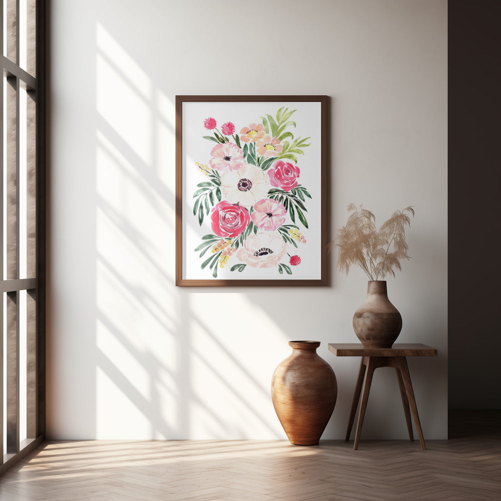 Mirja bouquet Poster