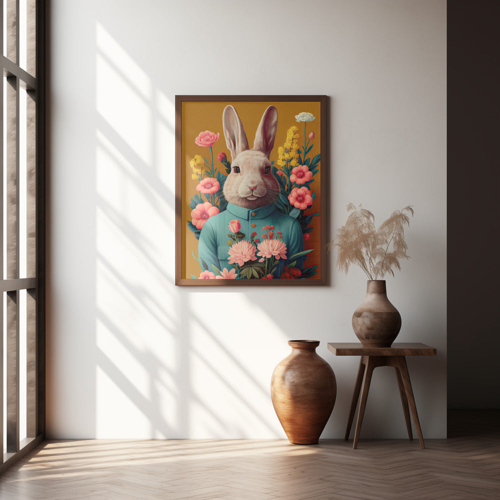 Mr Easter Bunny Poster