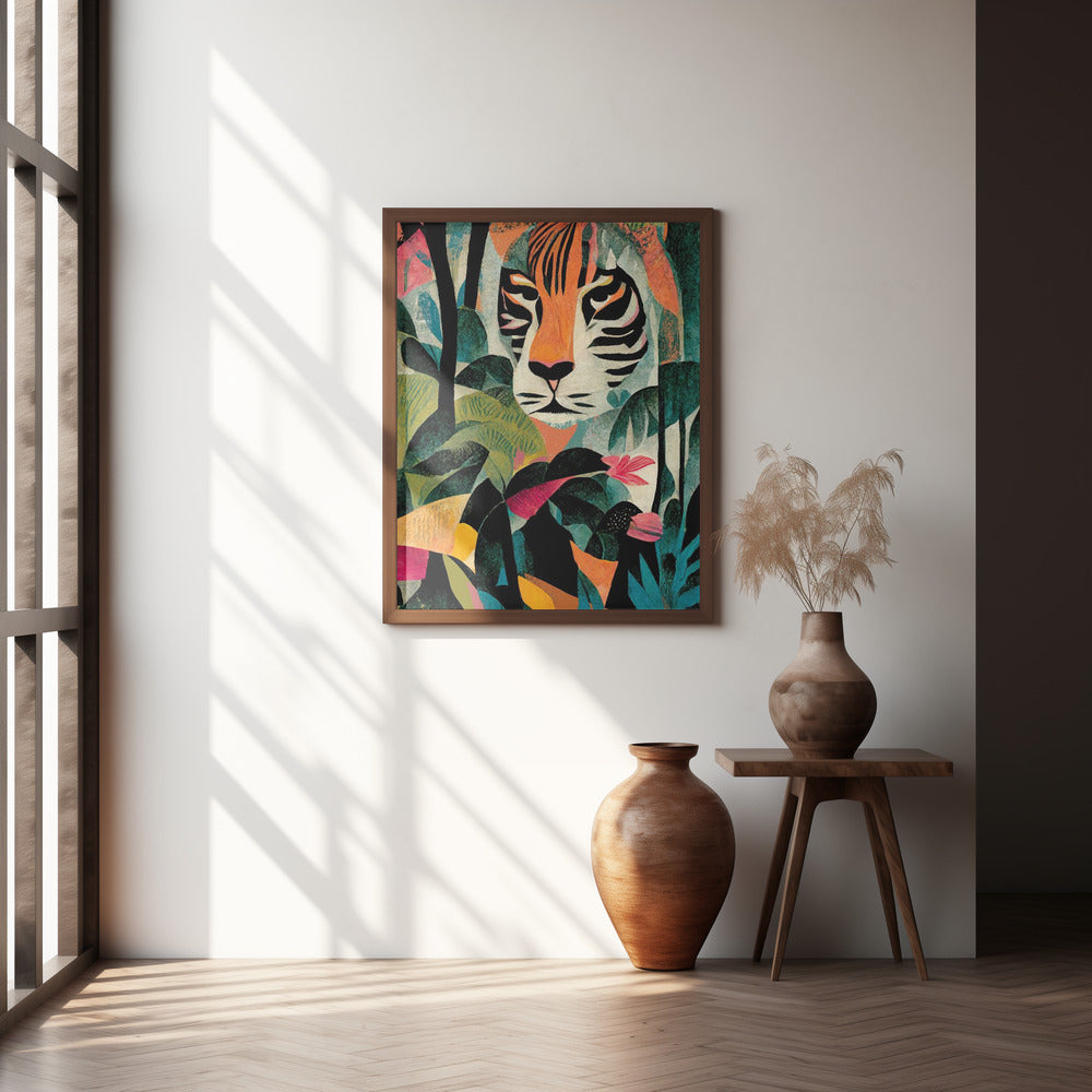 Jungle Tiger Poster