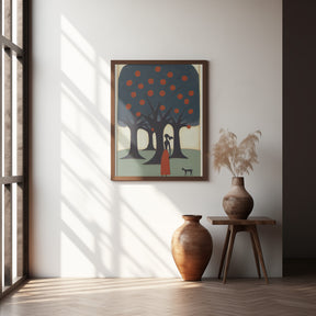 The Woman And The Apple Tree Poster