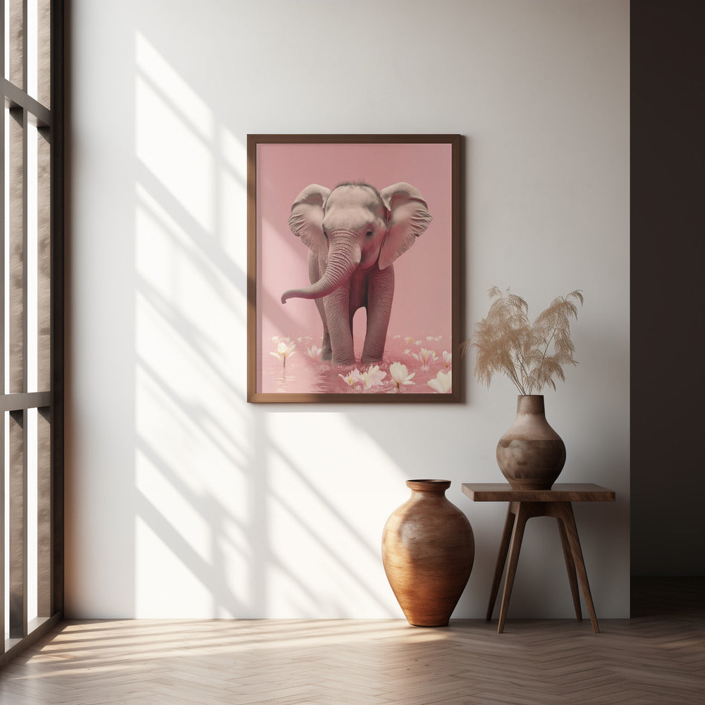 Young Elephant Poster