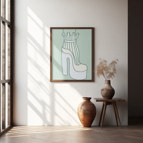 Shoe Green Poster