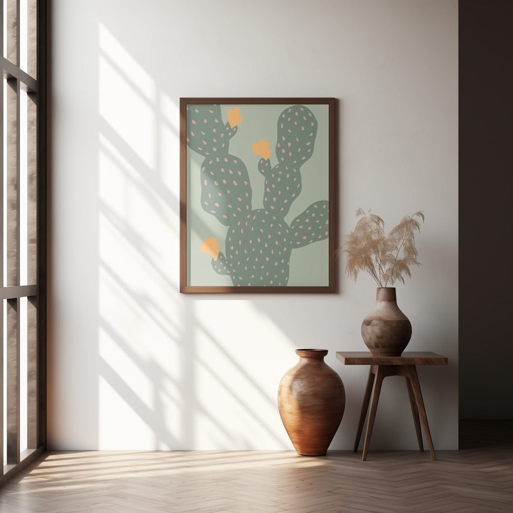 Cactus Green Poster