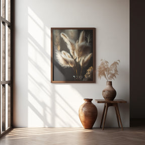 Pampas Grass In Sunlight Poster