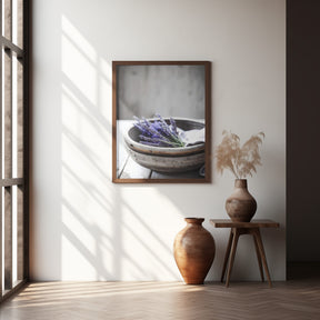 Lavender In Bowl Poster