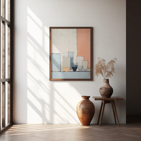 Pastel Still Life Poster