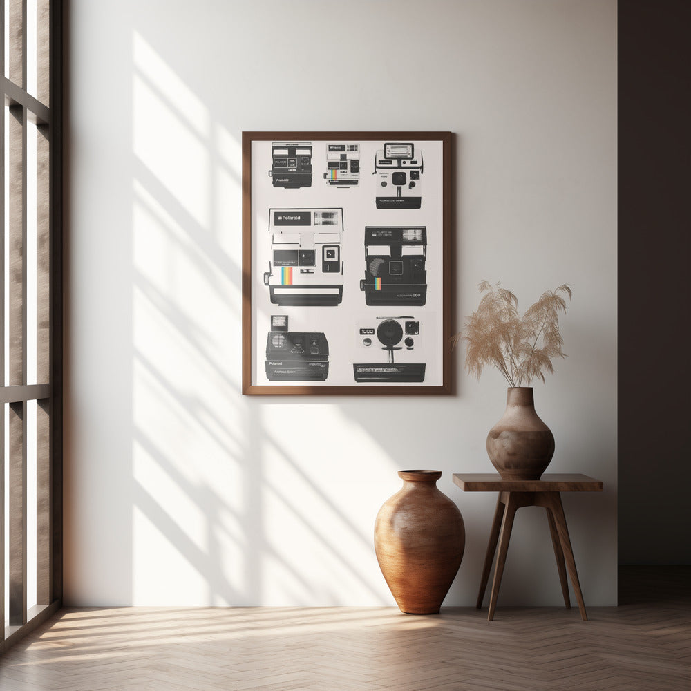 Instant Camera Collection Poster