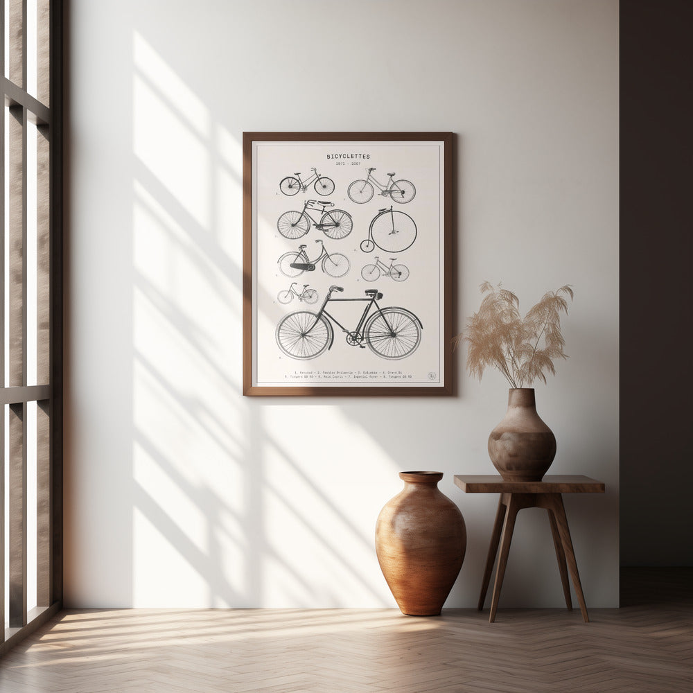 Bicyclettes Poster