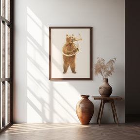 The Bear and His Helicon Poster