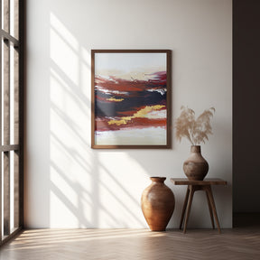 Abstract Sunset 3 Poster