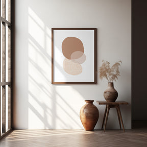 Abstract Circle Painting Poster