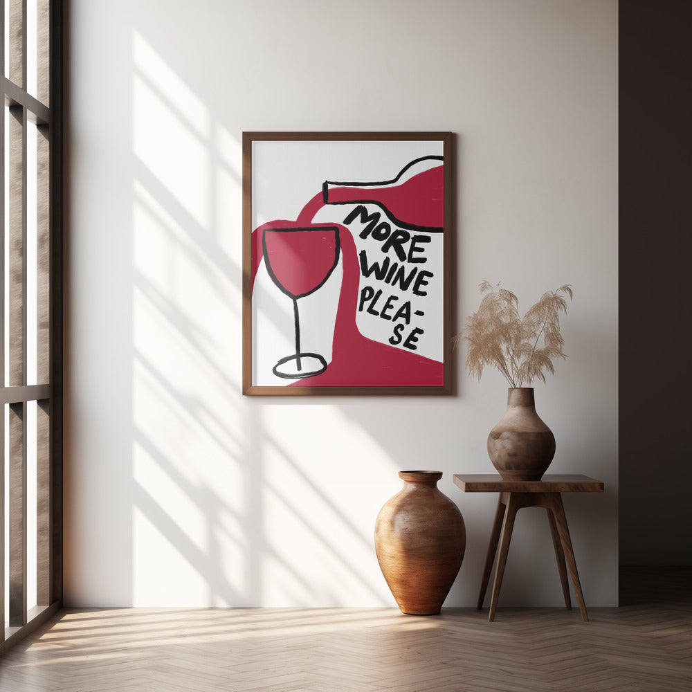 More Wine Please Poster