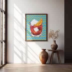 Negroni Blue Poster