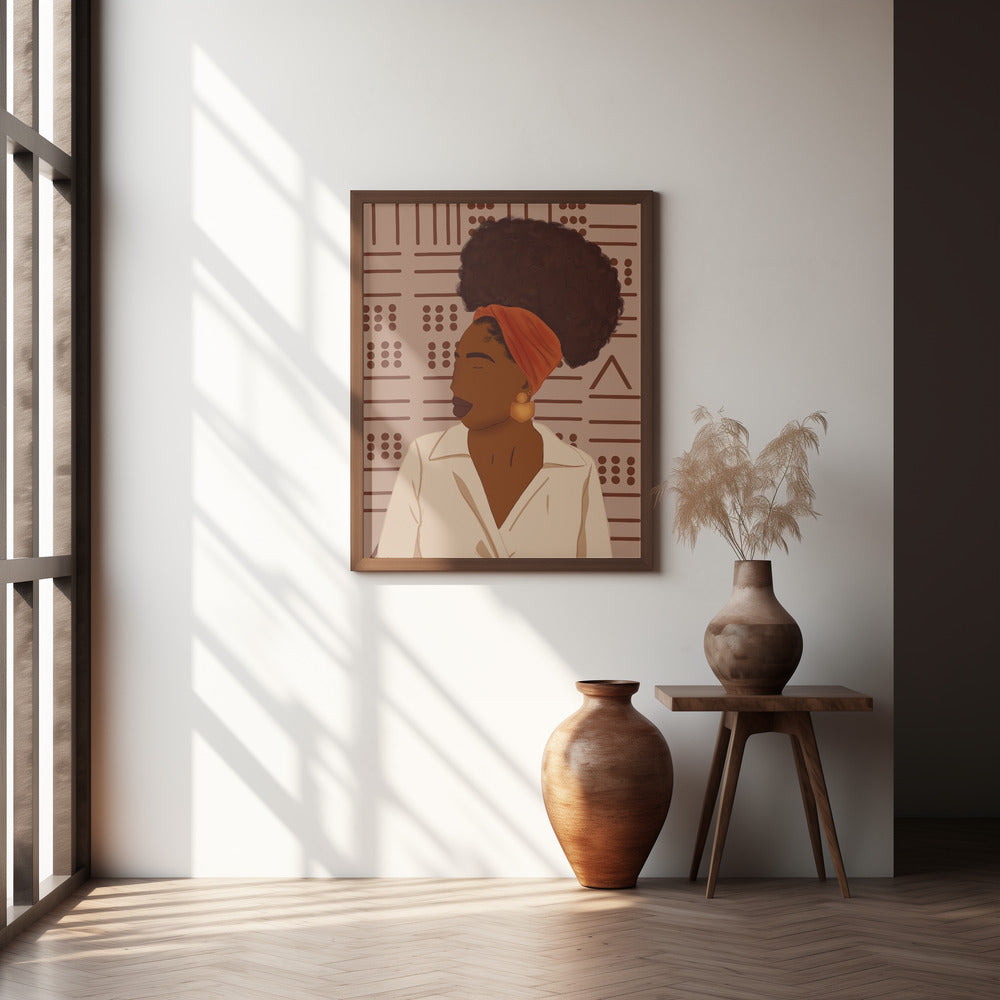 Afro puff Poster