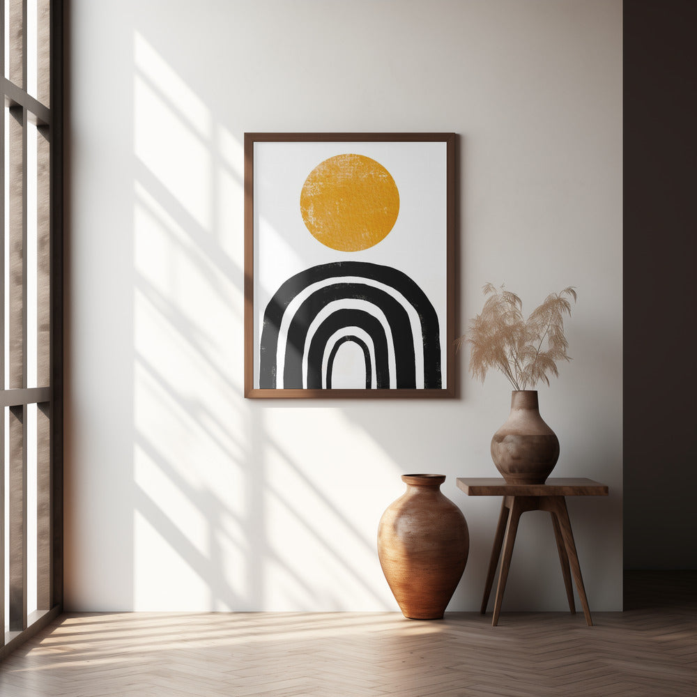 Arch Line Art Poster