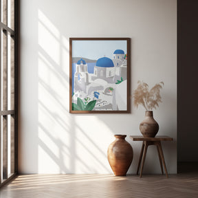 Santorini island Poster