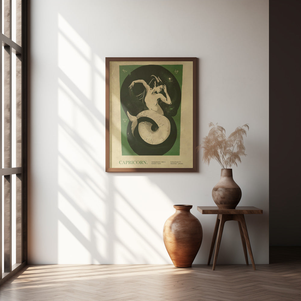 Capricorn print Poster