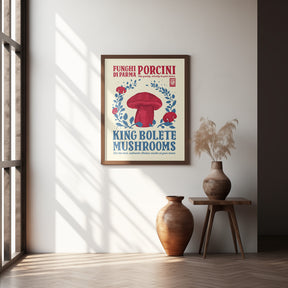 Porcini kitchen print Poster