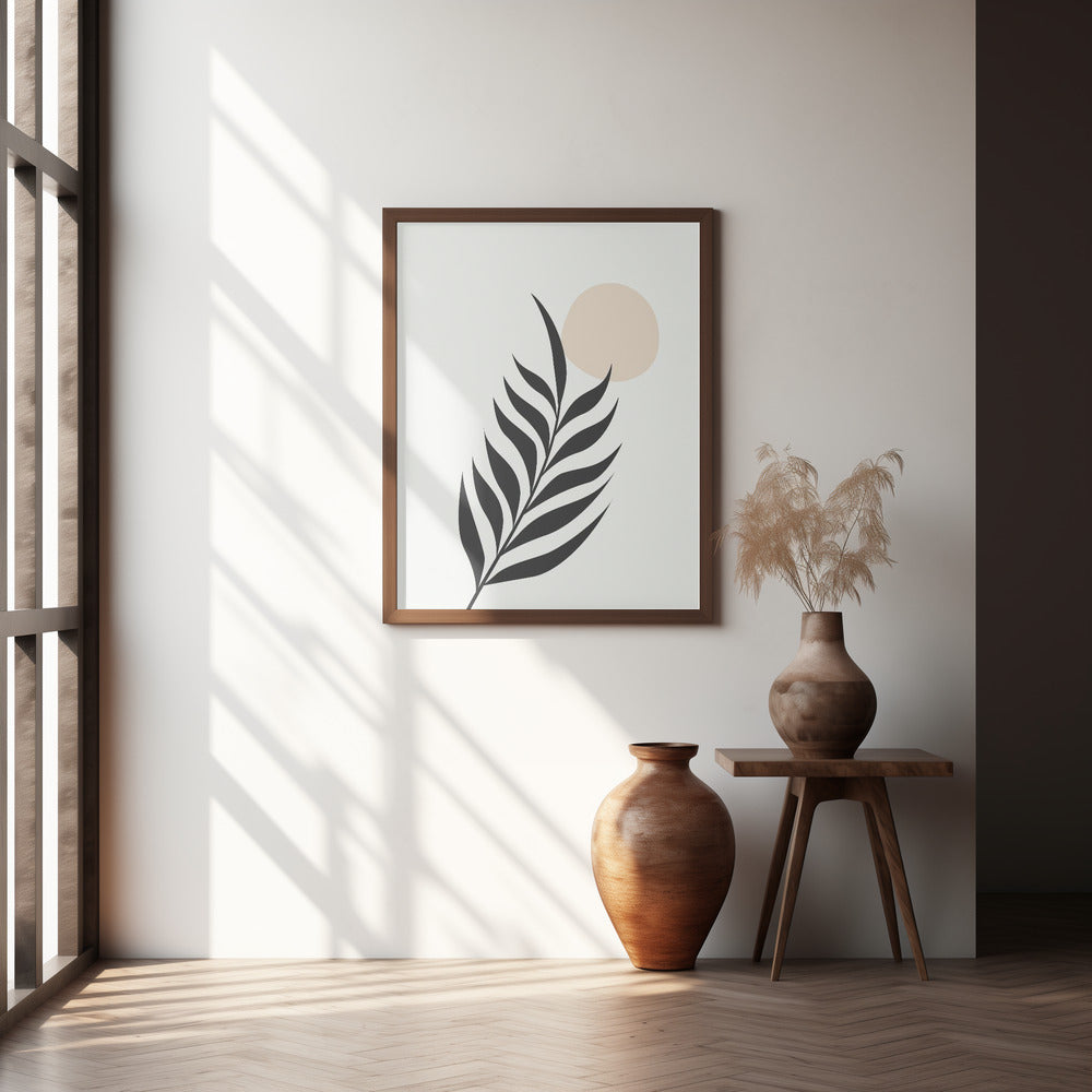 Leaf Sun Poster