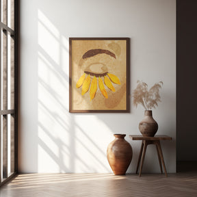 Flower power eye lashes Poster